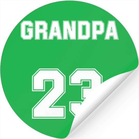 funny grandpa basketball father's day basket lover Stickers