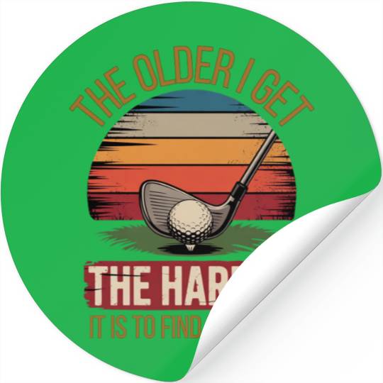 Golf Funny Dad Joke Stickers