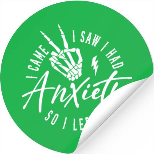 Motivational Quotes Anxiety Stickers