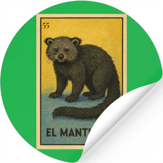 EL MANTURÓN - THE BEARCAT - LA LOTERÍA Stickers