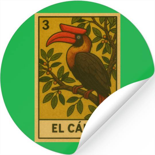 EL CÁLAO - THE KALAW - LA LOTERÍA Stickers