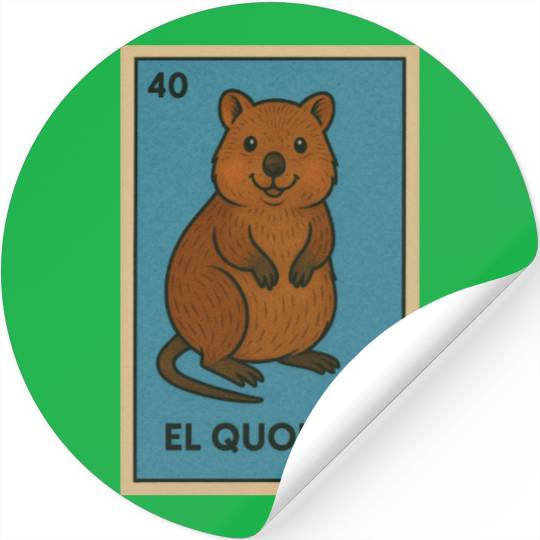 EL QUOKKA - THE QUOKKA - LA LOTERÍA Stickers