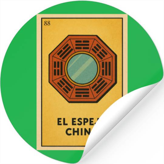 EL ESPEJO CHINO - THE CHINESE MIRROR - LA LOTERÍA Stickers
