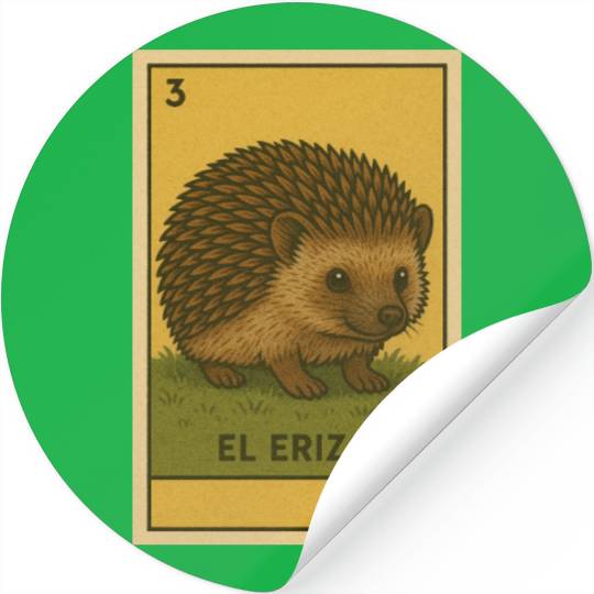 EL ERIZO - THE HEDGEHOG - LA LOTERÍA Stickers