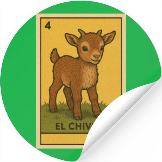 EL CHIVITO - THE BABY GOAT - LA LOTERÍA Stickers