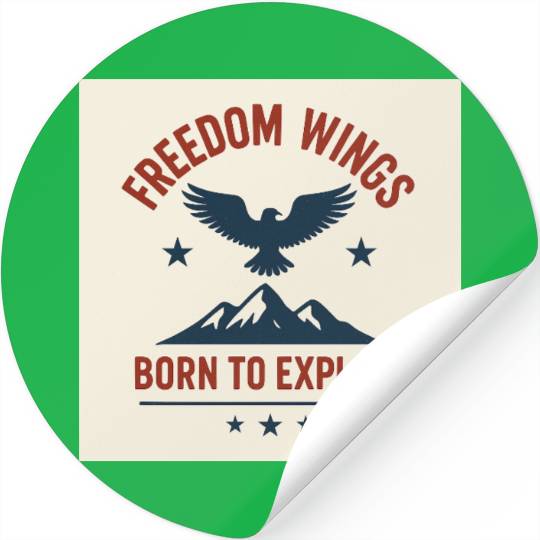 “United & Free – American Spirit” Stickers