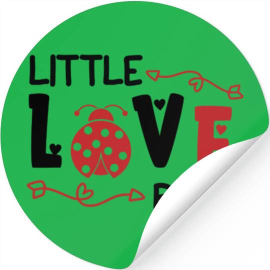 Valentine Little Love Bug Stickers