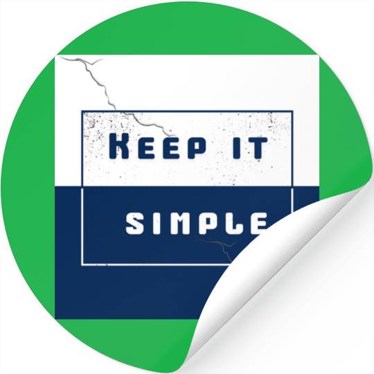 "Keep It Simple" Stickers