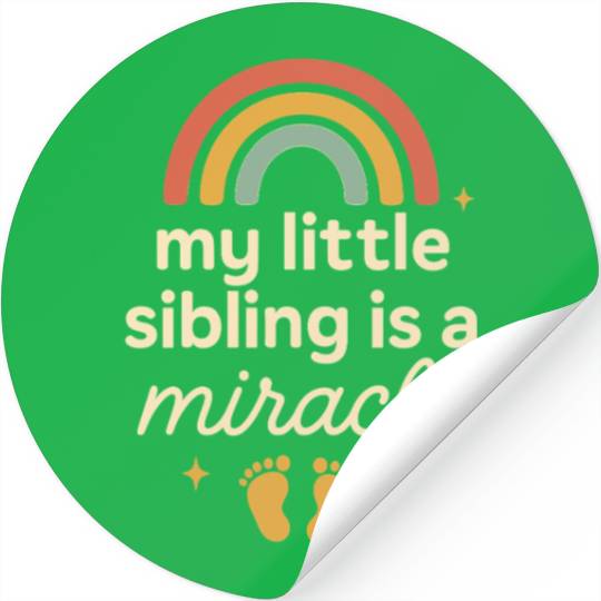 NICU Sibling Preemie Big Brother Big Sister Stickers