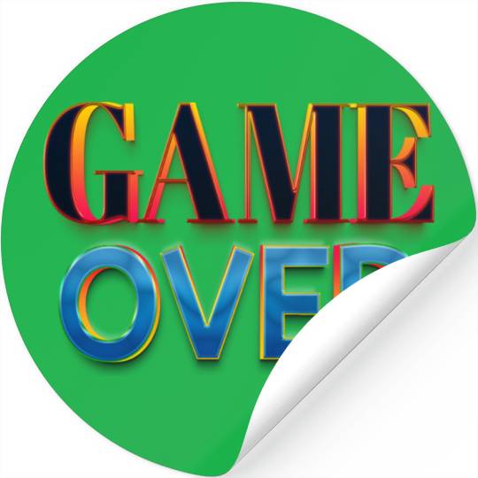 Game over Stickers