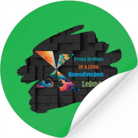 Neurodivergent Legend Stickers