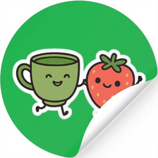 Matcha & Berry Besties Stickers