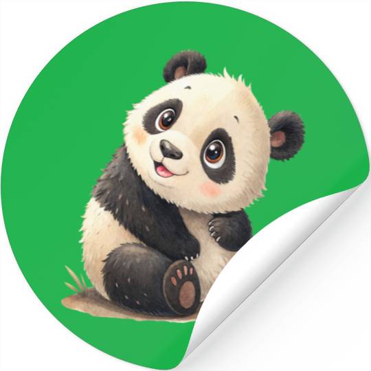 Bamboo Bliss Panda Stickers