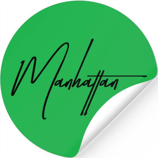 Manhattan – Urban Cool in One Word Stickers