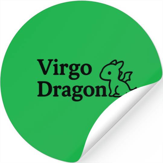 Virgo Dragon Stickers