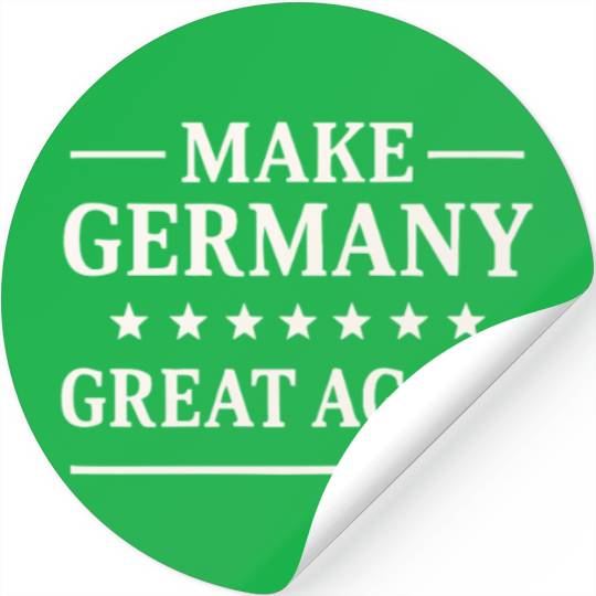 Make Germany Great Again – Vintage Style Stars Stickers