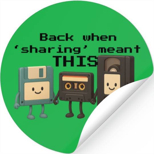 OG Viral Crew, Floppy Disk Cassette Tape VHS Stickers