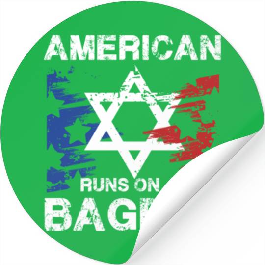 American Pride with Star and Bagel Spirit Stickers