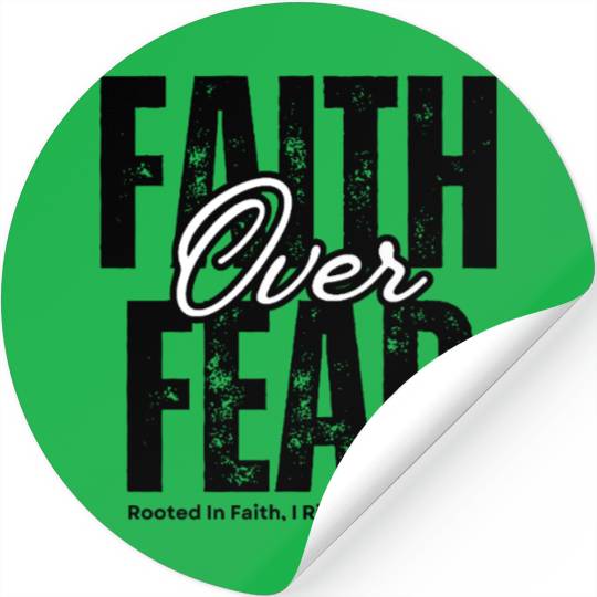 Faith Over Fear T-shirs apparels Christian Stickers