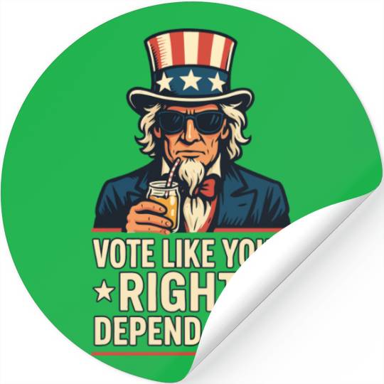 Vote Like It Matters - Democracy Defender Stickers