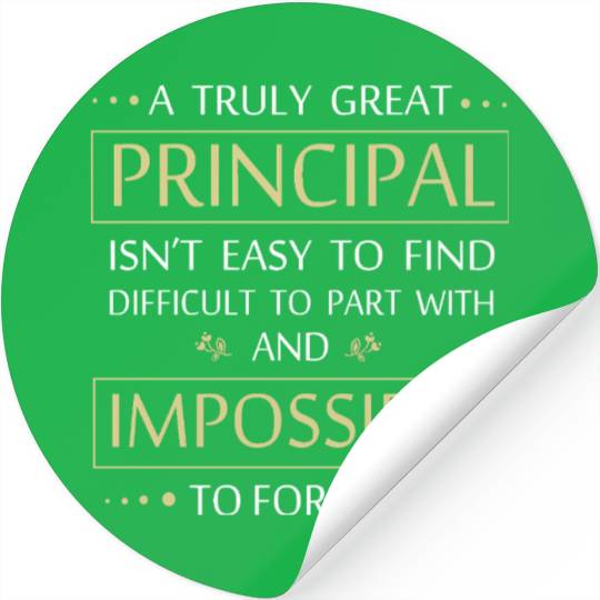 School Principal Teacher Appreciation Stickers
