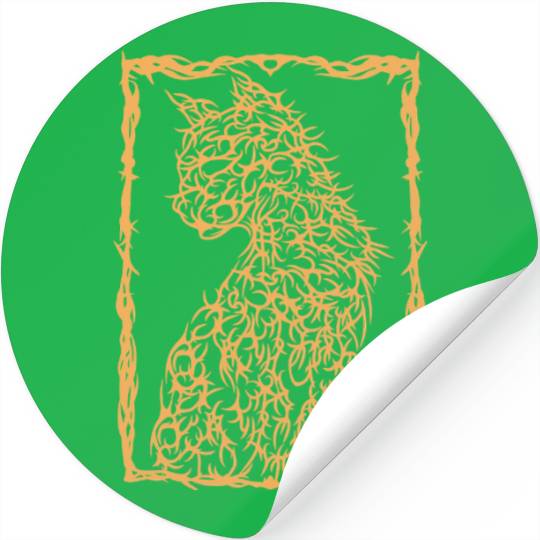Cat Gothic Stickers