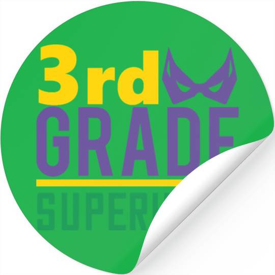 3rd Grade Superhero Stickers