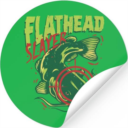 Flathead Catfish Flathead Slayer Stickers