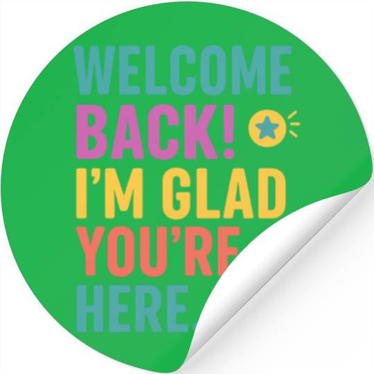 Welcome Back To School, Teacher Appreciation Gift Stickers