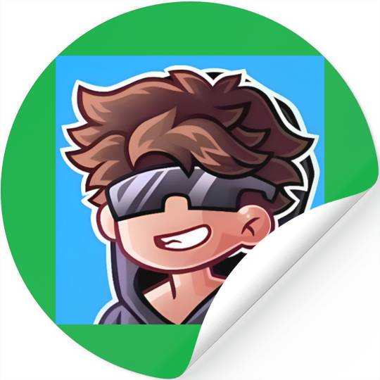 Cool Gamer Stickers – XP Vortex Cartoon Style