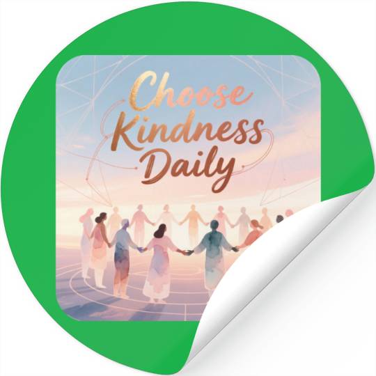 Choose Kindness Daily Inspirational Design Stickers