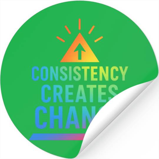 Inspirational Growth Triangle Design Stickers