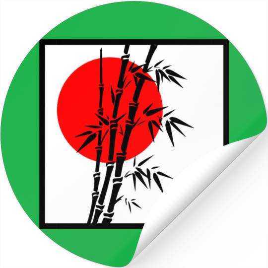 Japanese Bamboo Serenity Stickers