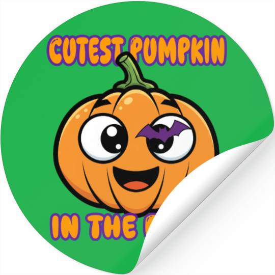 Sweet Pumpkin Stickers, Spooky Season Stickers