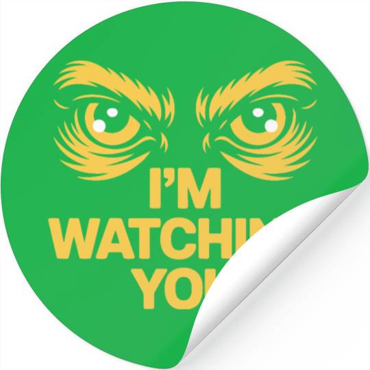 Bold Eyes Watchful Graphic Stickers