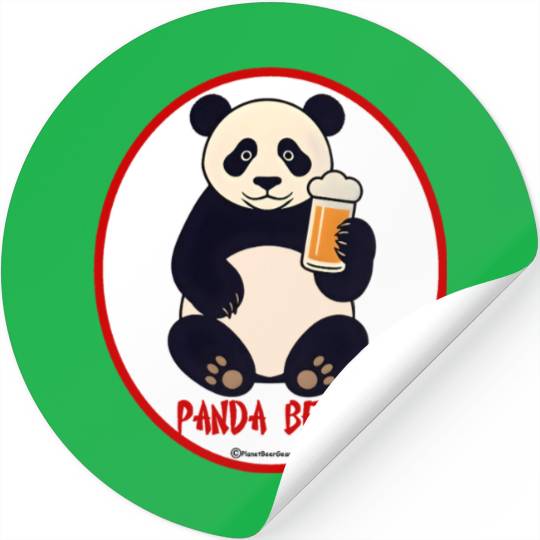 Panda Beer  Stickers