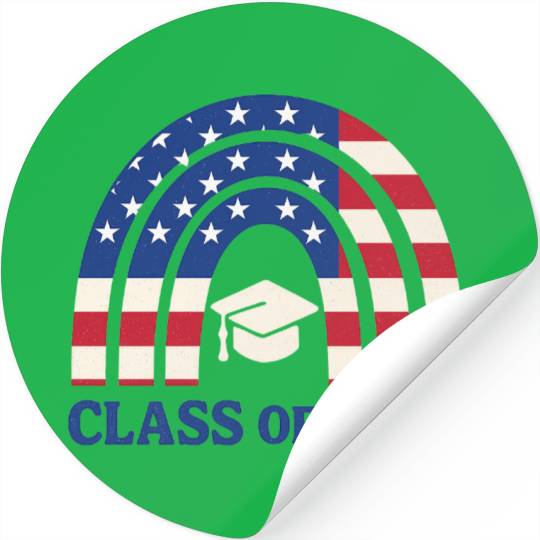 Senior 2026 | Graduation Class of 2026 Blue Design Stickers