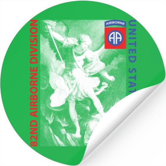 82nd Airborne - Saint Michael Stickers