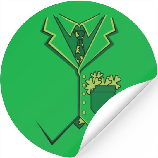 Irish Tuxedo Suit Stickers