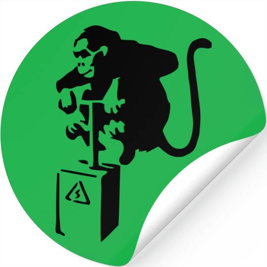 Banksy Detinator Monkey Stickers
