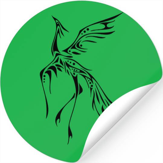Crane / Phoenix T Tattoo Stickers