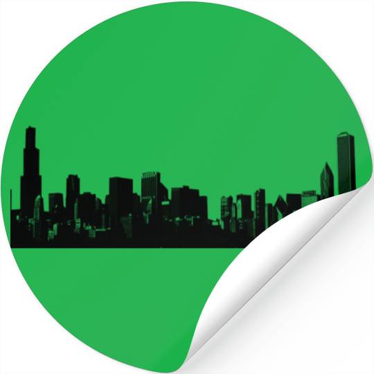Chicago Skyline Stickers