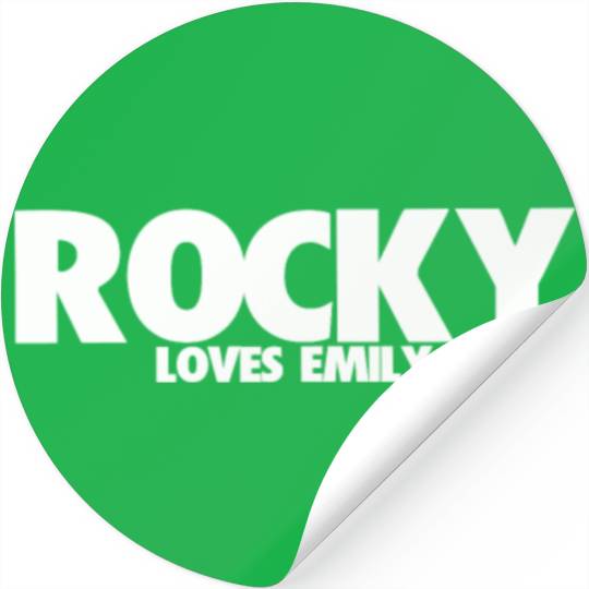ROCKY LOVES EMILY Stickers