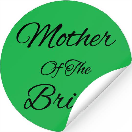 Mother of The Bride Vector - Change the color of Stickers