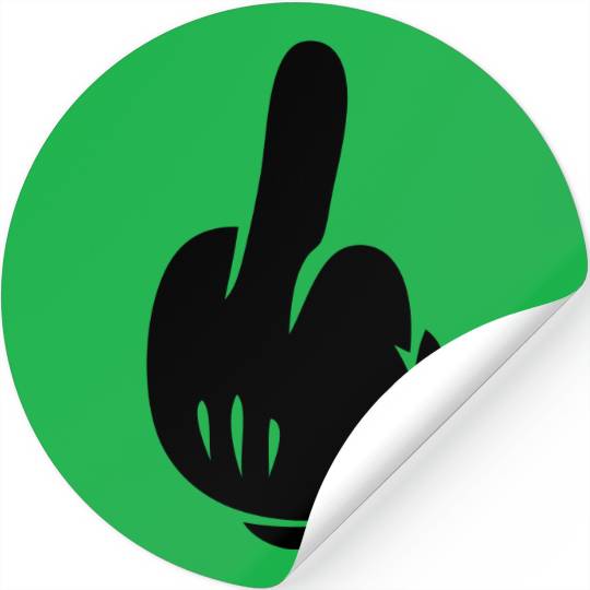Middle Finger - stayflyclothing.com Stickers