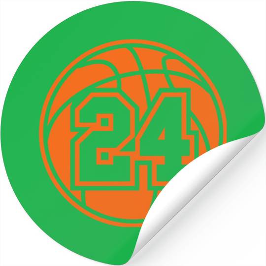 24 Basketball Vector 1_color TAS Stickers