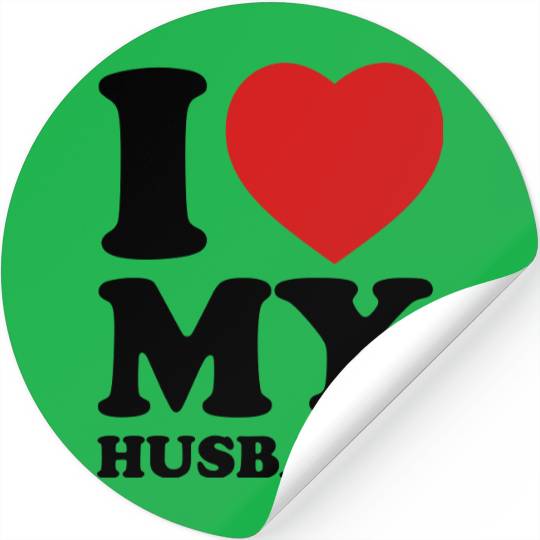 I love my husband Stickers