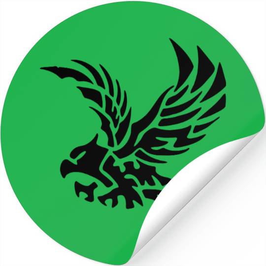 Tribal Eagle - Bird - Hawk - Flying - Freedom Stickers
