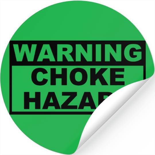 brazilian jiu jitsu bjj warning choke ha Stickers