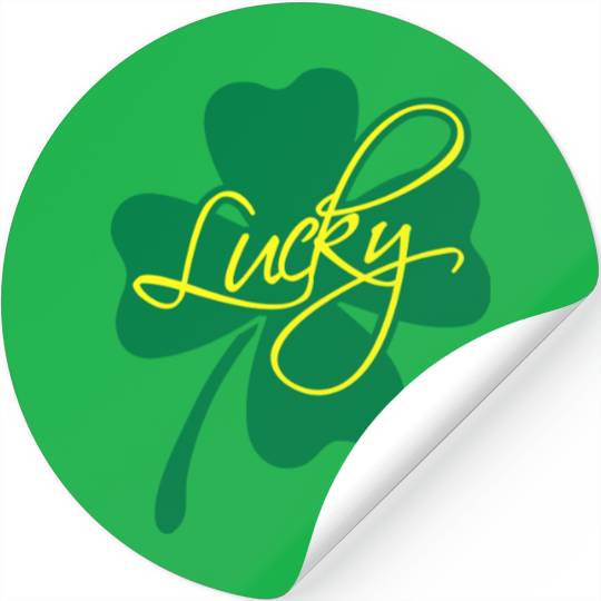 Lucky Shamrock Stickers